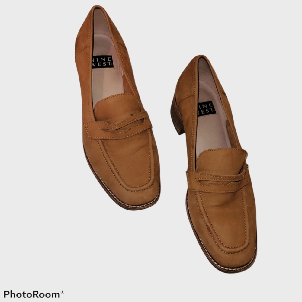 Nine west tan shoes